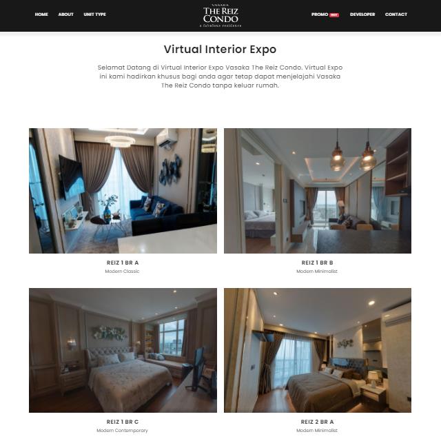 Vasaka The Reiz Condo hadirkan pameran desain interior virtual pertama di Medan